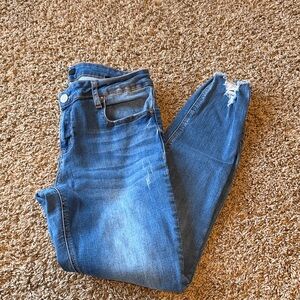 Numero Distressed Blue Skinny Jeans